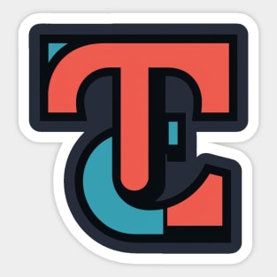 letter T Sticker